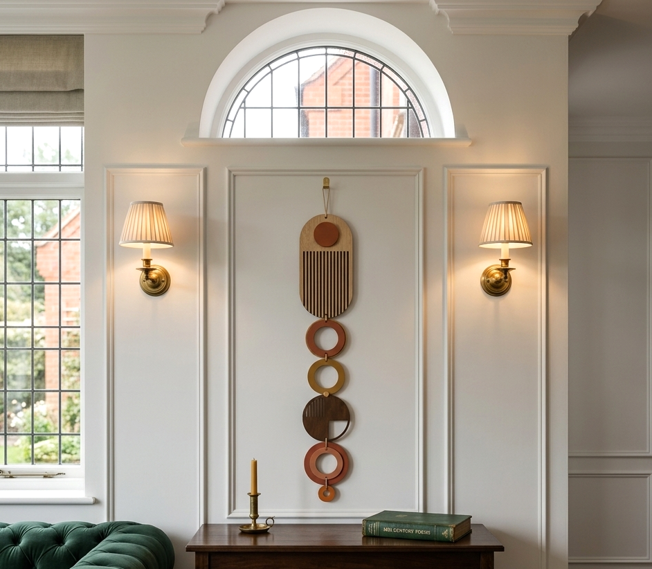 Geometric Wood Hangings
