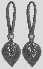 Boho Style Leaf Tiebacks