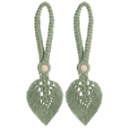 Boho Style Leaf Tiebacks
