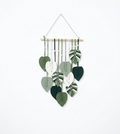 Macrame Leaf Wall Hanging Tapestry, Bohemian Style