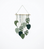 Macrame Leaf Wall Hanging Tapestry, Bohemian Style