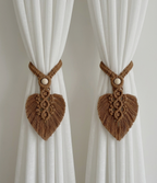 Boho Style Leaf Tiebacks