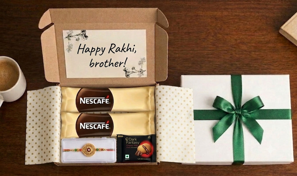 Rakhi Gift Box for Brother, Personalized Raksha Bandhan Hamper, Traditional Rakhi