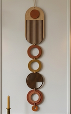Geometric Wood Hangings