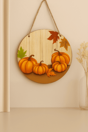 Autumn Harvest Decor Round