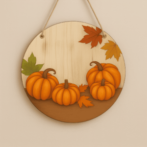 Autumn Harvest Decor Round