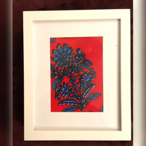 Textile Wall Art – Cotton Fabric Abstract Artwork, Textured Modern Wall Decor