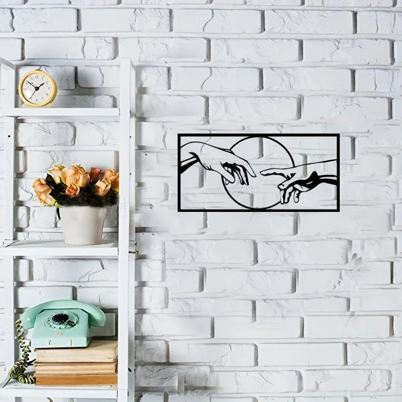 Modern Black Metal Wall Art - Image 5