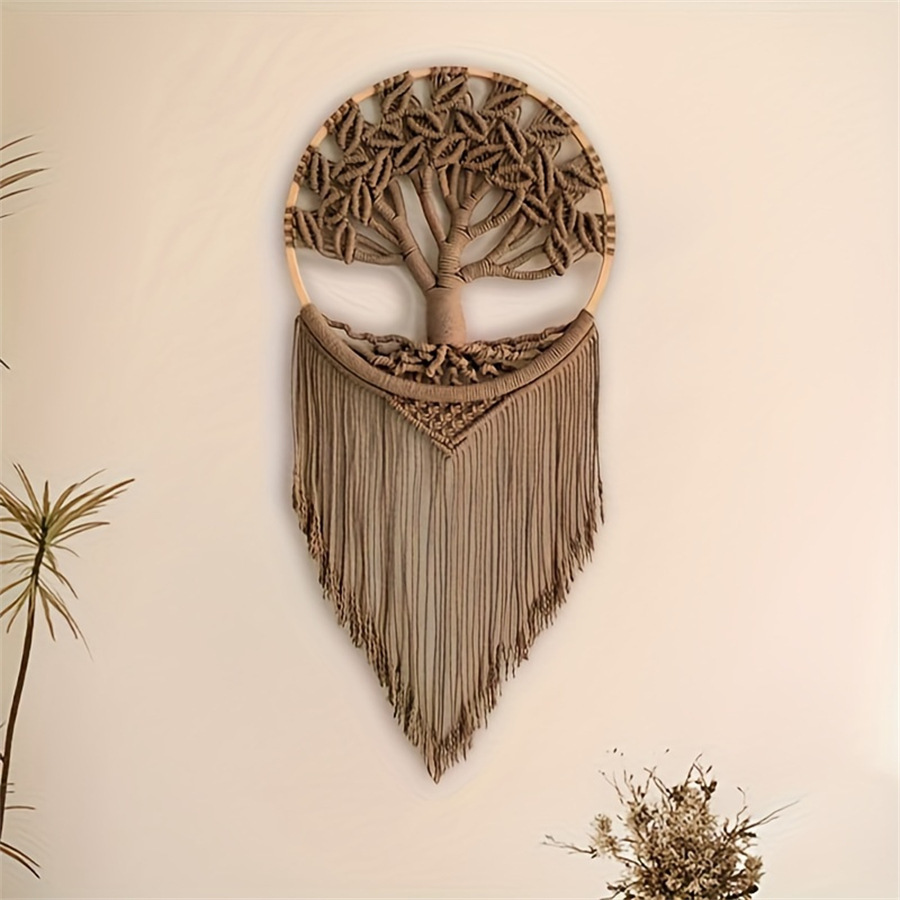 Lucky Tree Woven Wall Hangings Handmade Living Room Bedroom Decorations