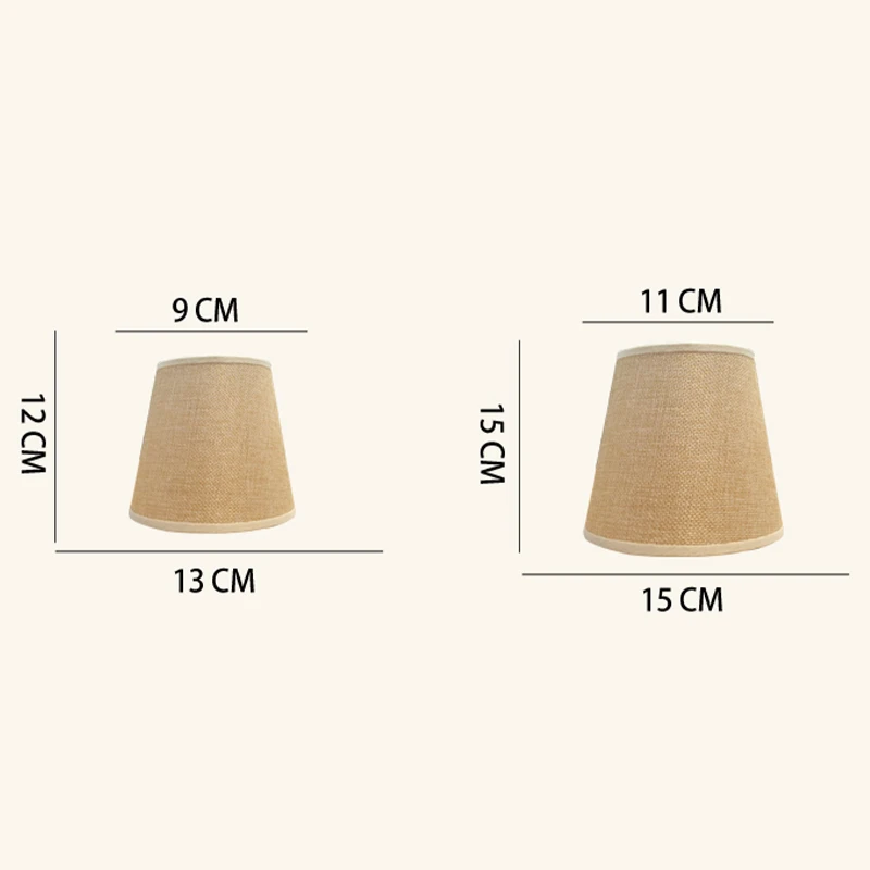Nordic Style Lamp Shade Modern Minimalism Fabric Art E27/E14 Wall Lamp Cover - Image 4